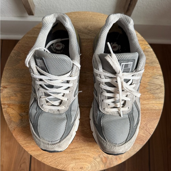 New Balance W990GL4 Grey/Castlerock Leather/Mesh Women's Sz: 8 - Picture 5 of 14